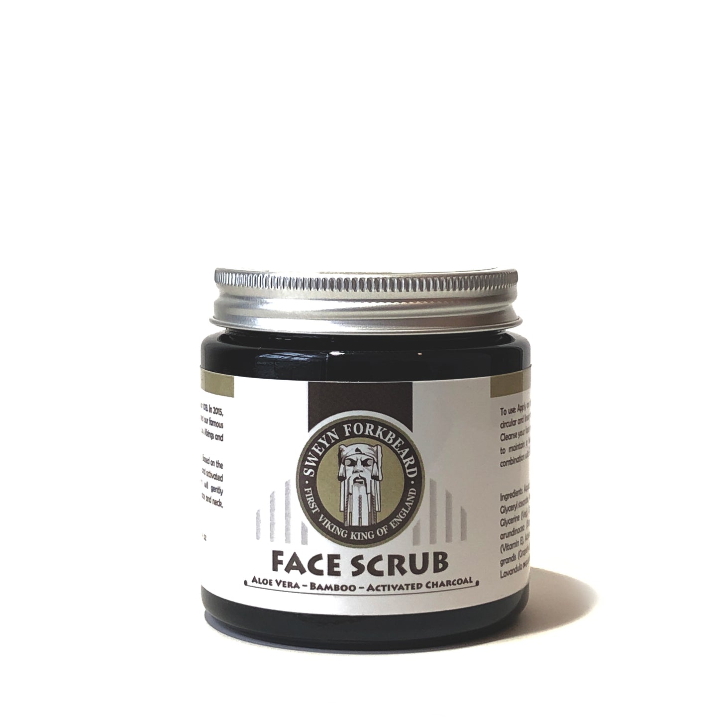 Face Scrub with Aloe Vera - Bamboo - Activated Charcoal