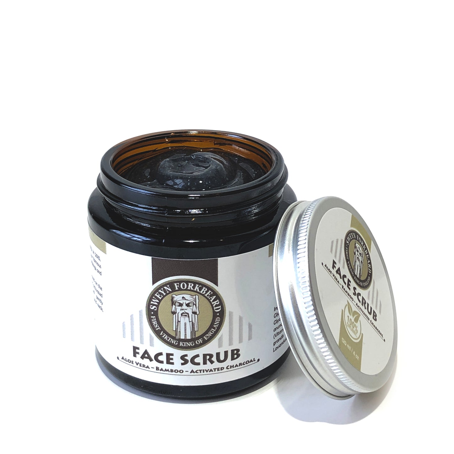 Face Scrub with Aloe Vera - Bamboo - Activated Charcoal