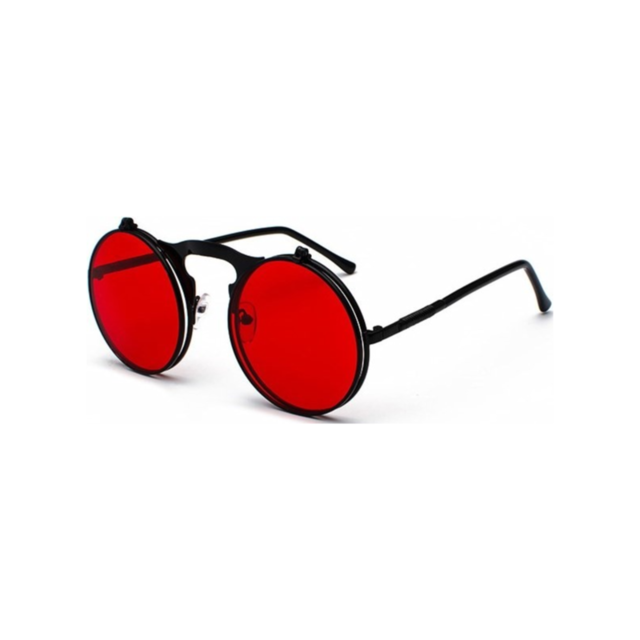 Flip-up Round Sunglasses