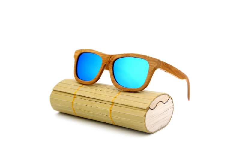 Bamboo Sunglasses with Bamboo Case