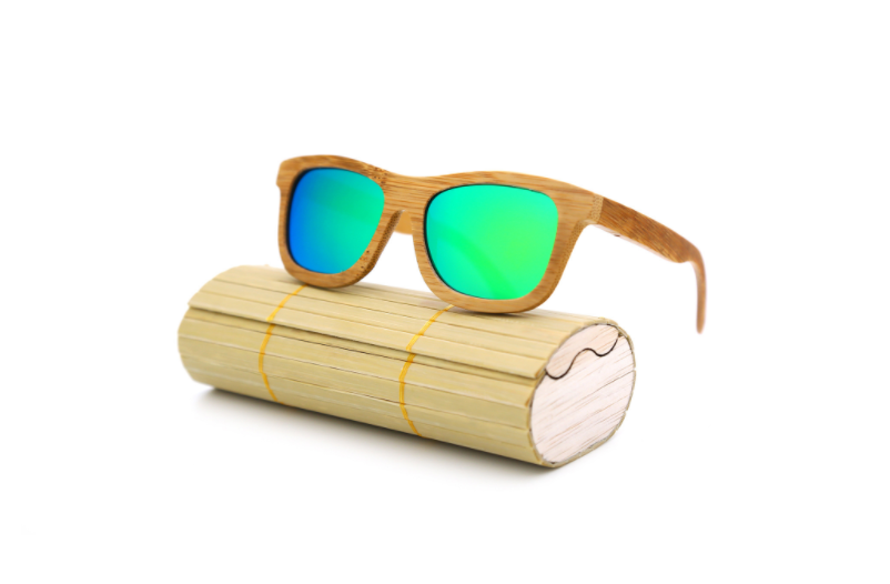 Bamboo Sunglasses with Bamboo Case