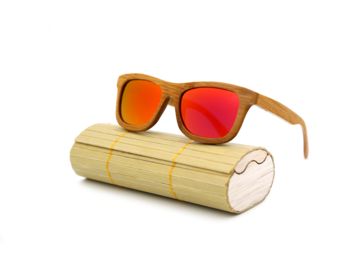 Bamboo Sunglasses with Bamboo Case