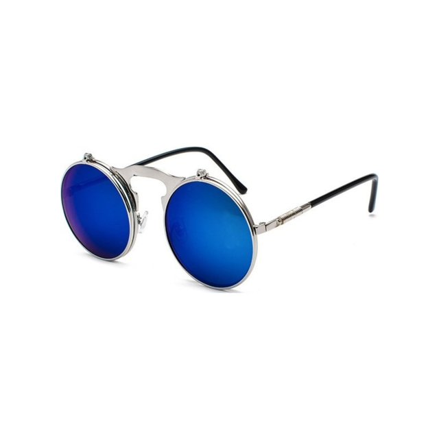 Flip-up Round Sunglasses
