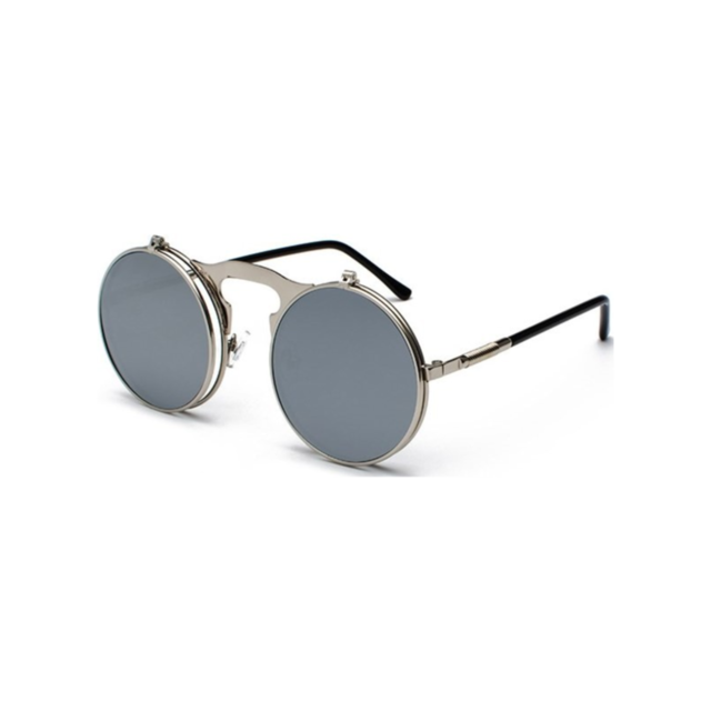 Flip-up Round Sunglasses