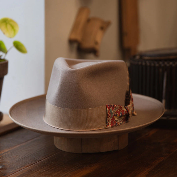 Fedora Top Hat Beige