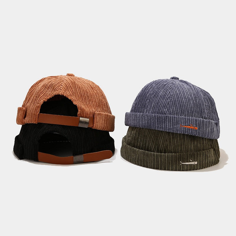 Corduroy Shark Docker Hat