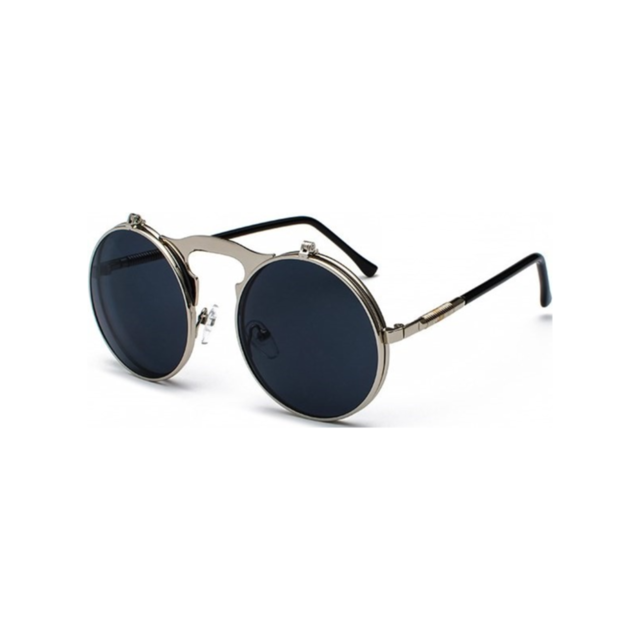 Flip-up Round Sunglasses