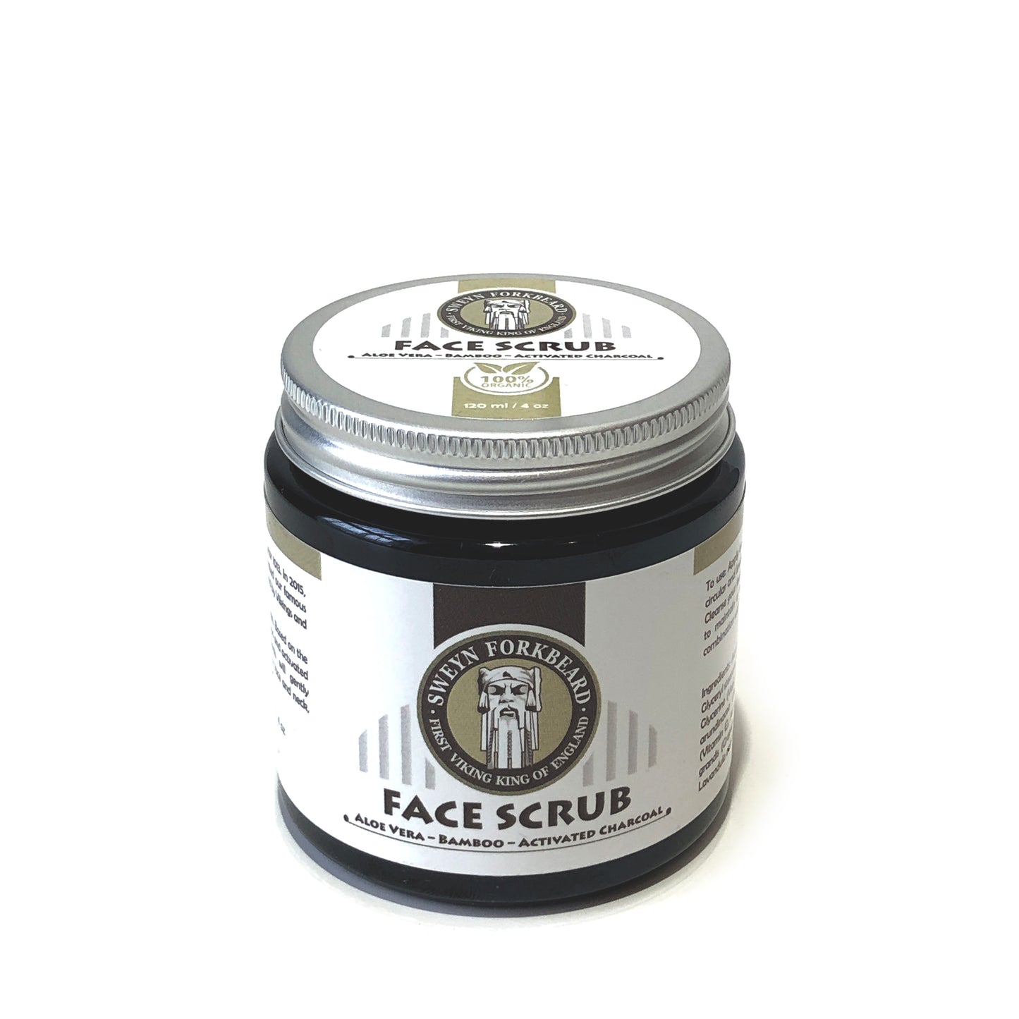 Face Scrub with Aloe Vera - Bamboo - Activated Charcoal
