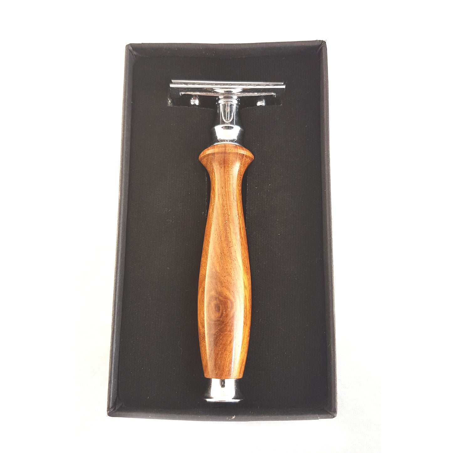 Safety Razor with a Wooden Handle