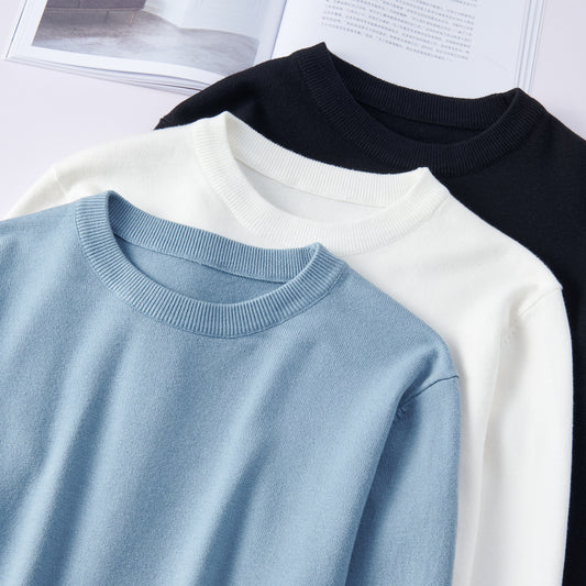 Essential Crewneck Knit Sweater