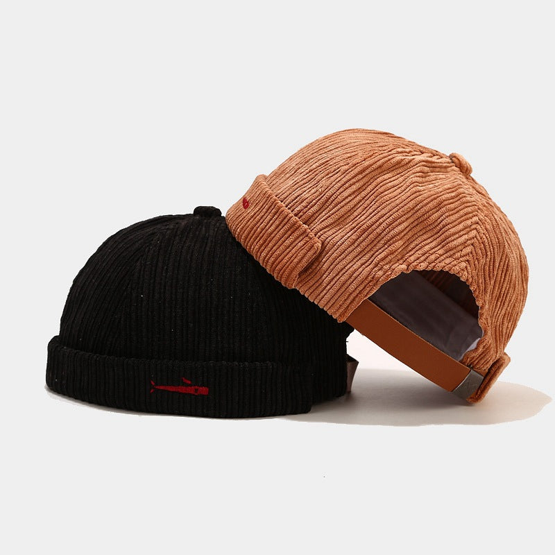 Corduroy Shark Docker Hat