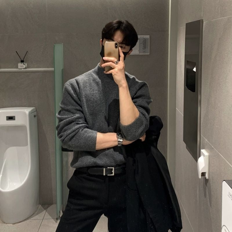 Urban Minimalist Turtleneck Sweater